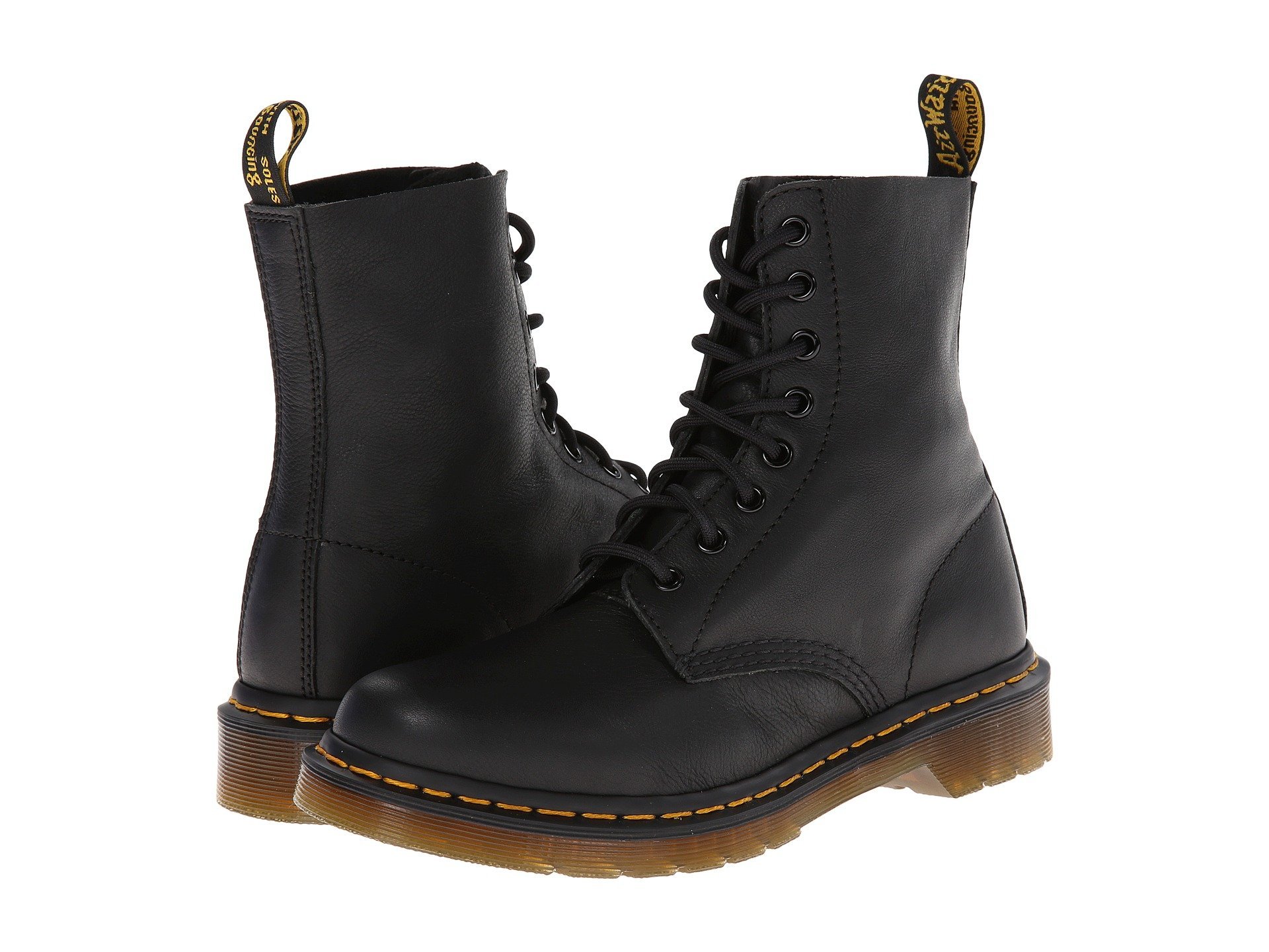 Dr. Martens Stivaletto Pascal 1460 in pelle a grana naturale Nero – Stivaletti