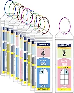 10 Pack Royal Caribbean Luggage Tag Holders，Clear Cruise Luggage Tagsfor Royal Caribbean & Celebrity Cruise，Cruise Luggage Tags 2025 & 2026（7.5x2.75in）