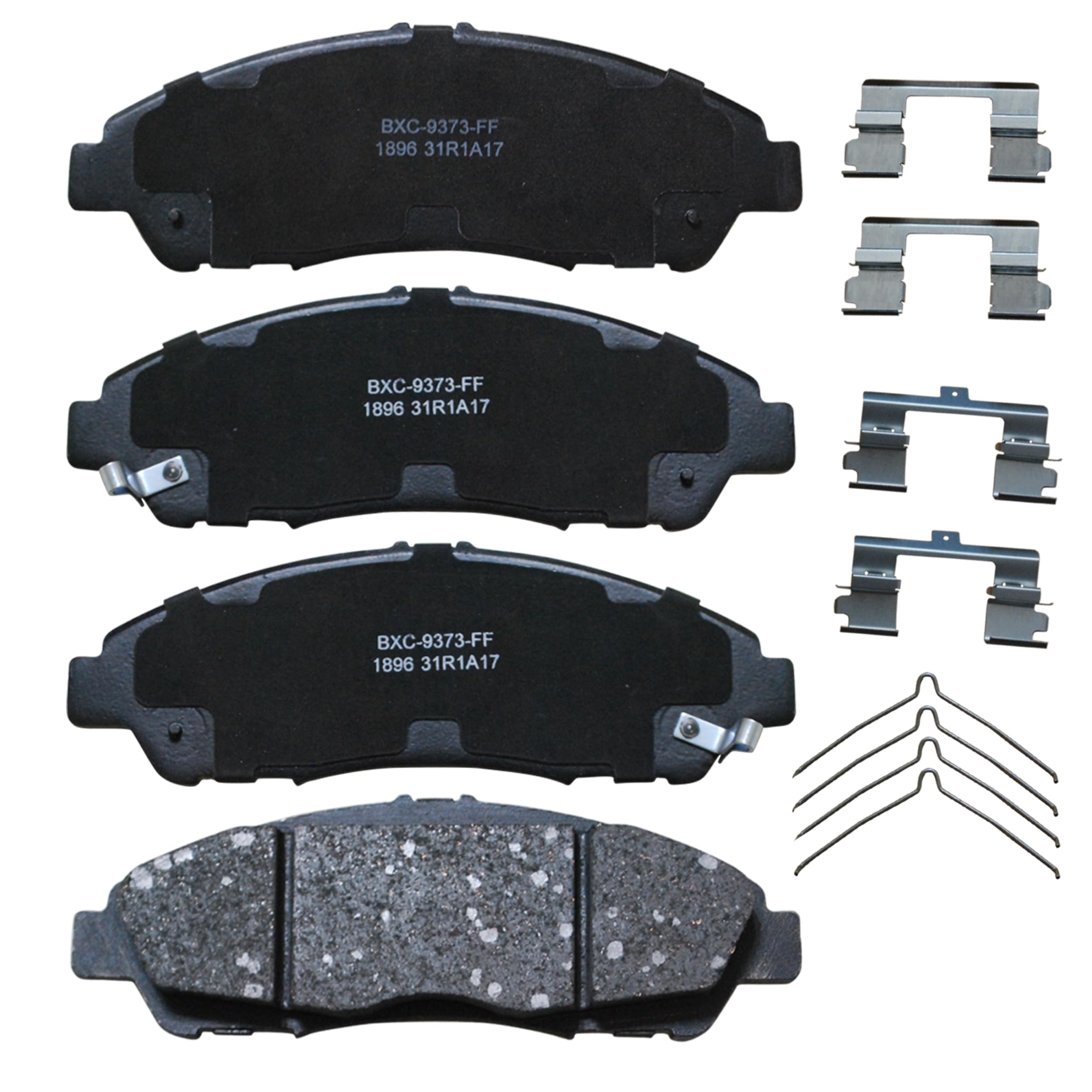 Bendix Premium SBC1896 Ceramic Front Brake Pads for Buick Enclave 2020-2018, Cadillac XT5 2020-2017, XT6 2020, Chevrolet Blazer 2020-2019, Traverse 2020-2018, GMC Acadia 2020-2017