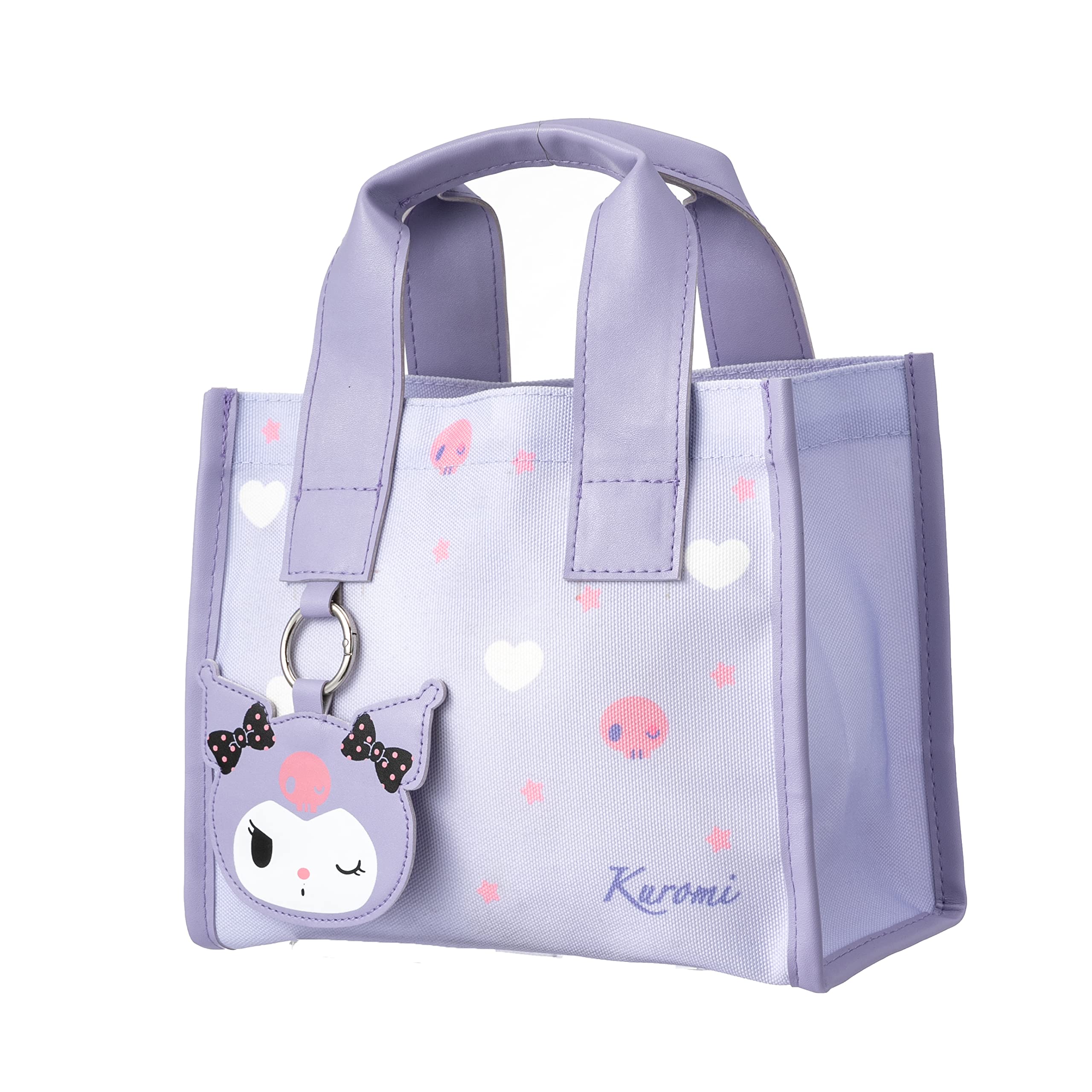 Sanrio Lisanslı Kare Yiyecek Çantası - Kuromi
