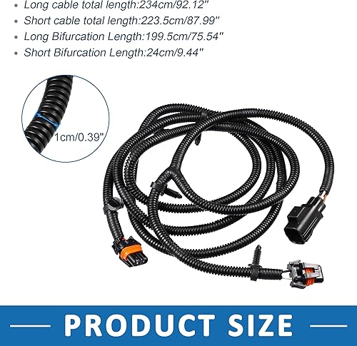 Miniatura 3 de Arnés de cableado de puente de luz antiniebla 68046303AC para Ram 2500 2011-2018