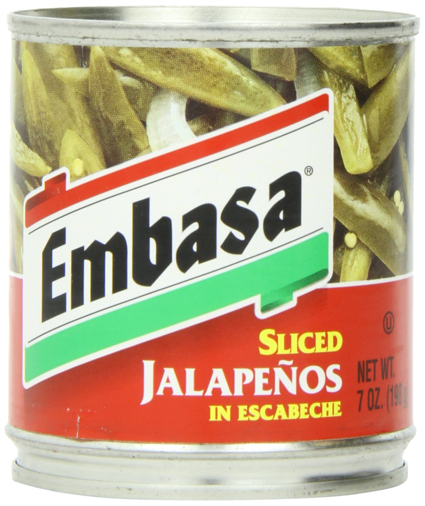 EMBASA Sliced Jalapenos, 7 Ounce (Pack of 12)