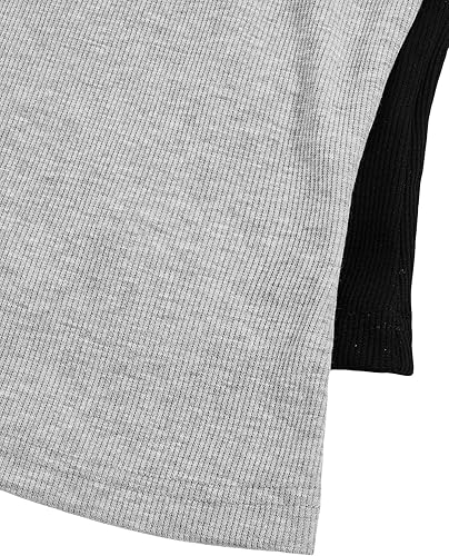 Miniatura 5 de SweatyRocks Paquete de 2 camisetas sin mangas con ribete de encaje para mujer, camisola Y2K, camiseta con cuello en V