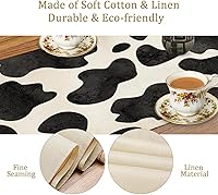 Vista 85 de Camino de mesa de mediados de siglo, moderno patrón atómico absctract geométrico retro de los años 1950 y 1960 S para decoración de mesa del hogar