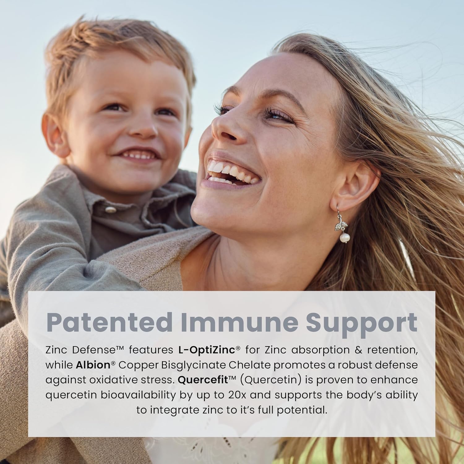 Zinc Defense | Zinc + Copper + Quercetin | 60 Servings in Vegan Capsules | L-OptiZinc & Quercefit Ionophore | Chelated Minerals | Immune, Gut, & Hormonal Balance Support - Image 7