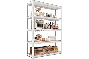 5-Tier Laminated Heavy-Duty Homedant Shelving
