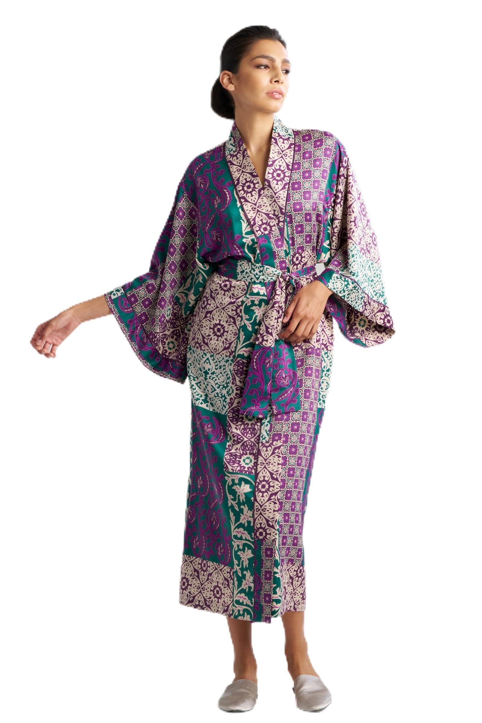 Natori Womens Tapestry Robe Length 52