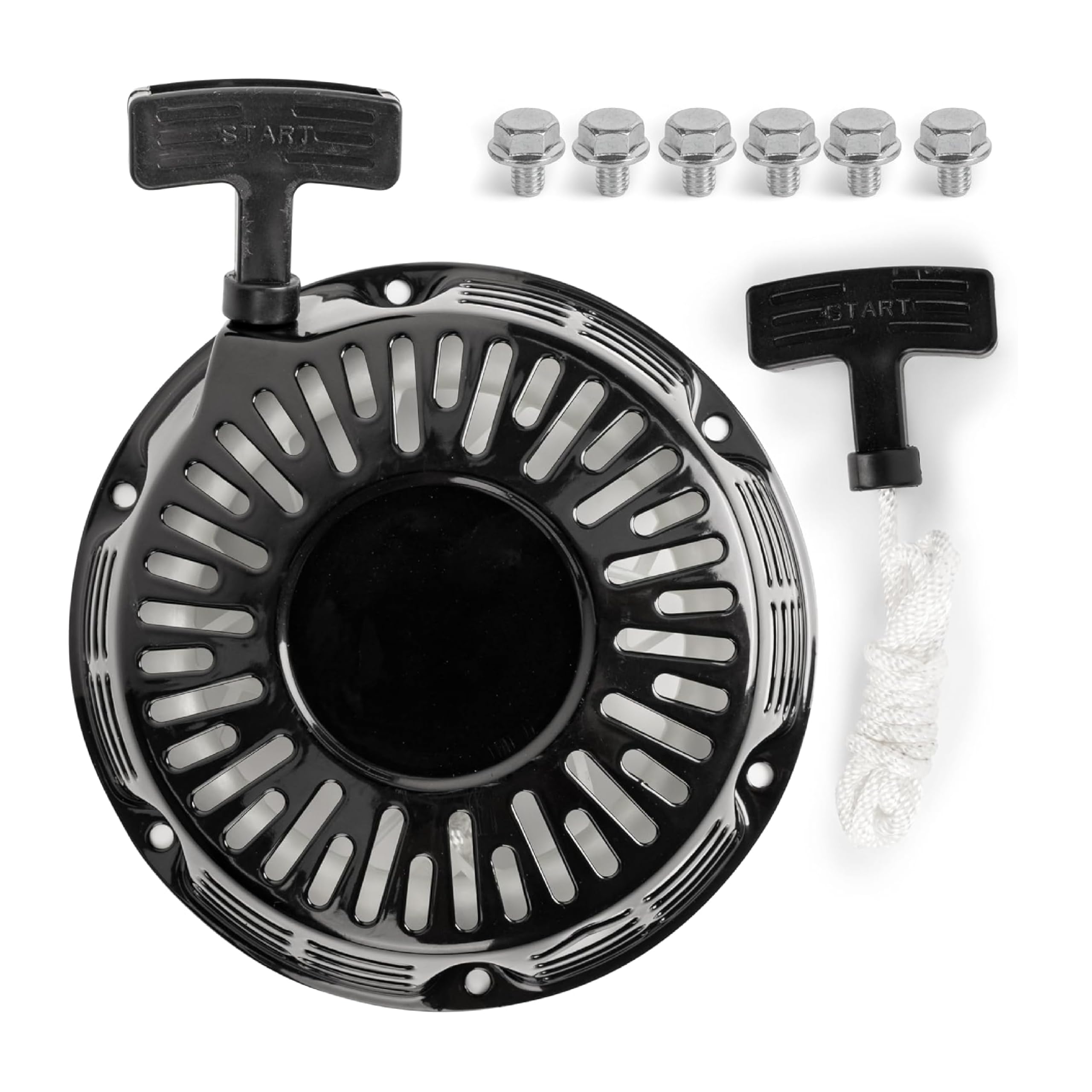 Canamax GX270 GX240 8hp 9hp Recoil Pull Starter w/Pull Cord Rope - Compatible with Honda Champion Predator 301cc Recoil Starter Assembly - Replaces 28400-ZE2-W01ZA Rotary 26-10469