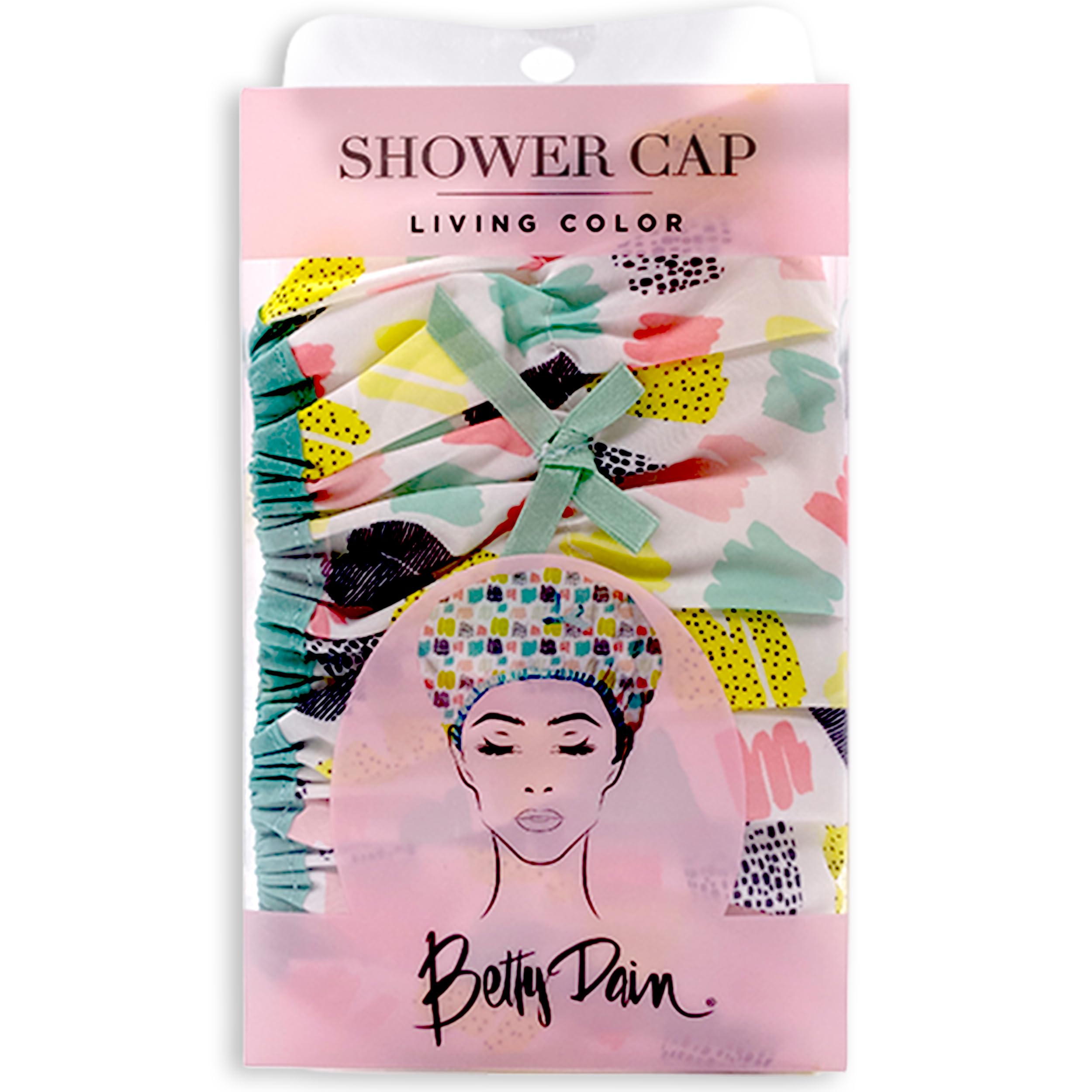 Betty Dain Fashionista - Gorro de ducha reutilizable, color vivo
