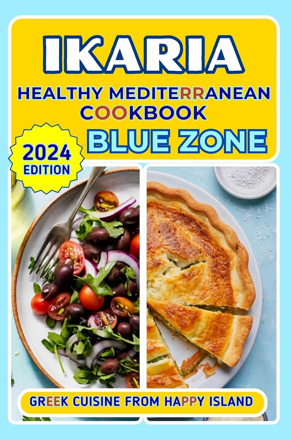 Blue Zone Ikaria Healthy Mediterranean Cookbook Greek