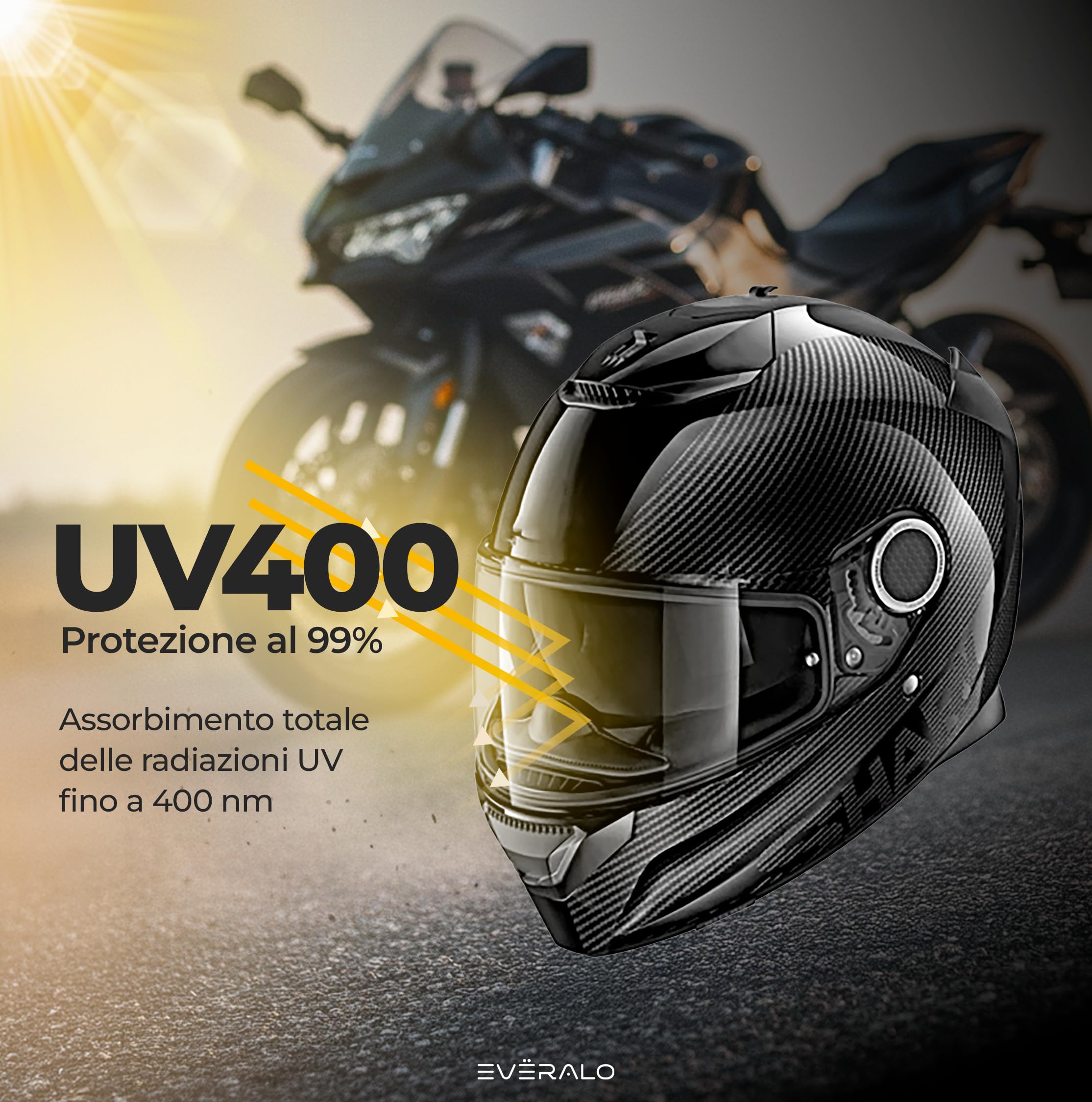 Visiera Compatibile con Shark Spartan - Spartan 1.2 - Skwal - Skwal 2 - D Skwal - D Skwal 2 - Vz160 - Vz165 (Trasparente)