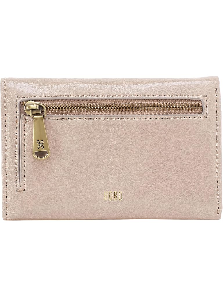 Beige HOBO Jill Trifold Wallet