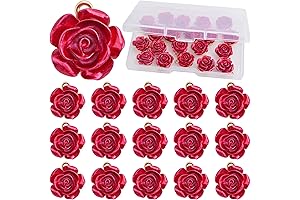 20 Exquisit Rose Charms for Your Heartfelt Creations