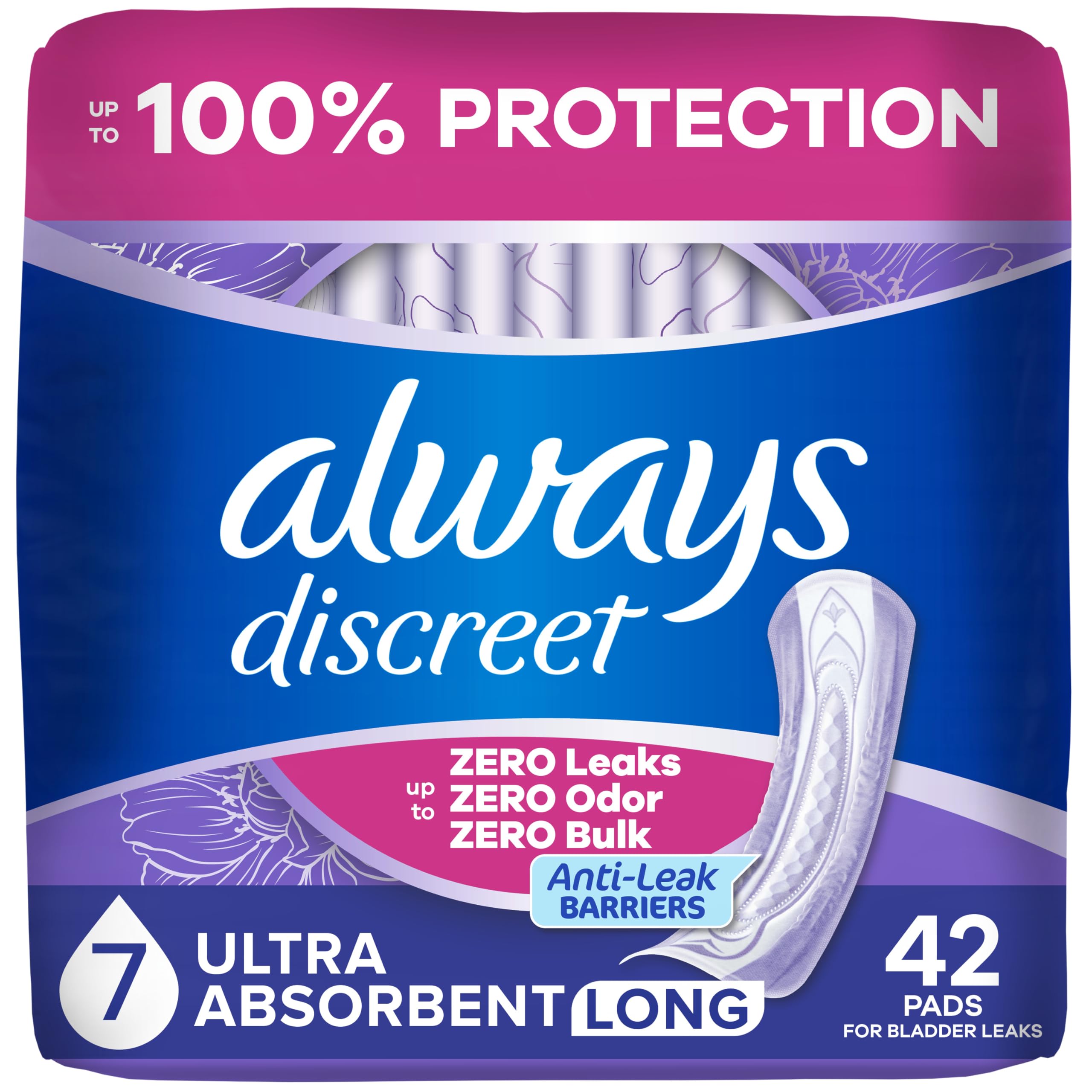 Always Discreet Long Length Pads