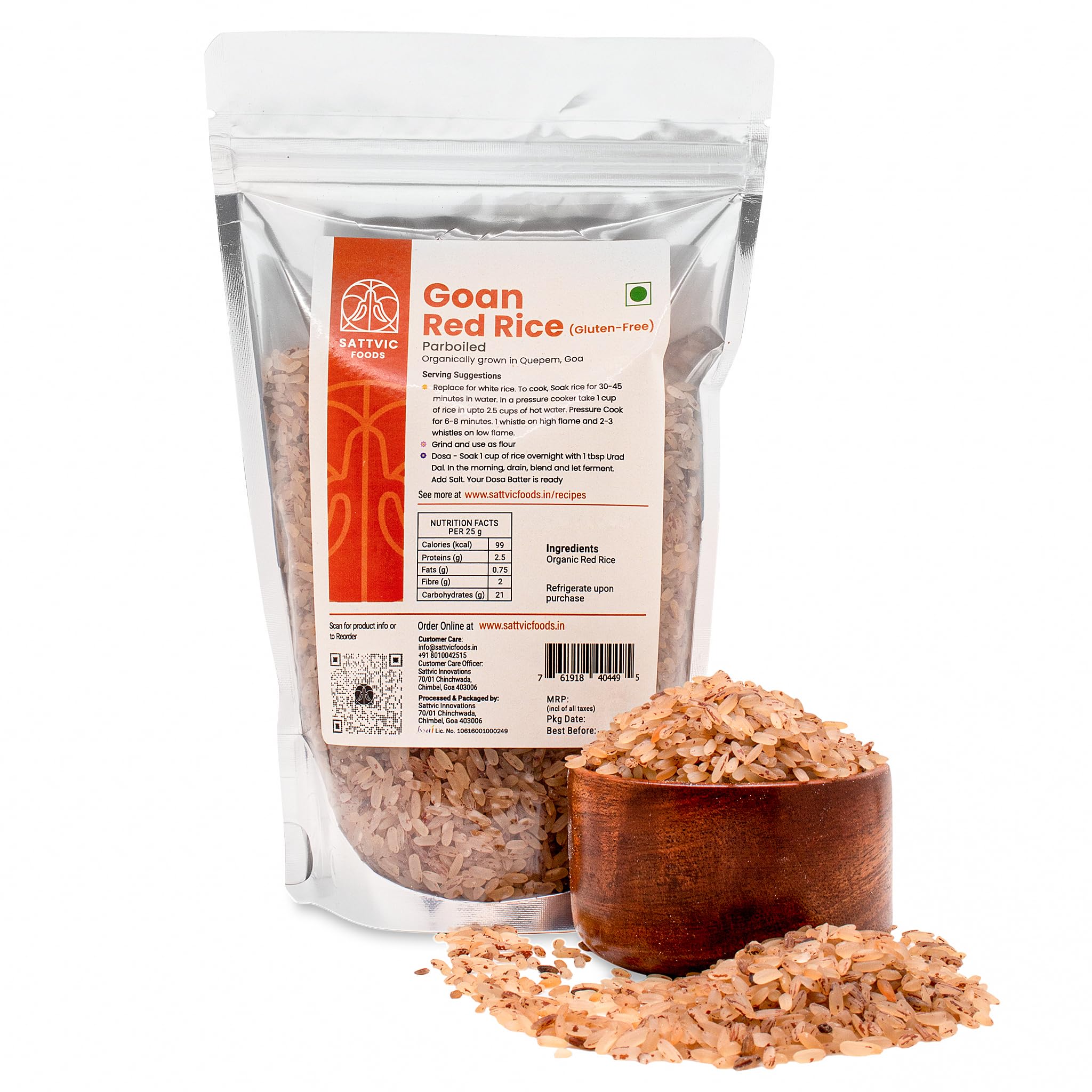 See full amazon price history chart for Sattvic Foods Goan Red Rice (850g) Parboiled | High in Fibre | Low Glycemic Index | Nutrient Rich | Healthier Substitute for White Rice | Use in Salads, Soups and Kheer Sattvic Foods Goan Red Rice (850g) Parboiled | High in Fibre | Low Glycemic Index | Nutrient Rich | Healthier Substitute for White Rice | Use in Salads, Soups and Kheer (B071S3QZ27) Amazon Price History, Amazon Price Tracker