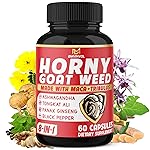 BMVINVOL Horny Goat Weed Capsules with Tribulus, Ginseng, Ashwagandha, Maca, Tongkat Ali, Nettle, Black Pepper - 60 Count