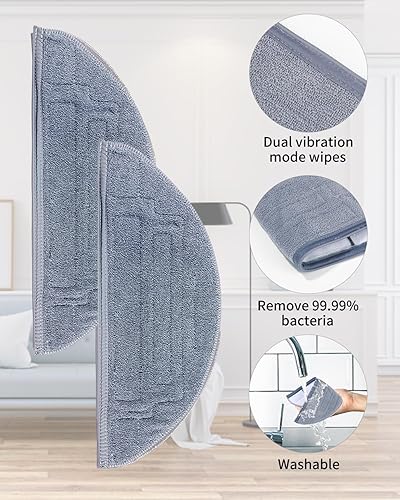 Miniatura 3 de Paquete de 18 accesorios de repuesto para Roborock S8 Pro Ultra, 4 filtros, 4 cepillos laterales, 4 paños de trapeador, 4 bolsas de polvo, 1