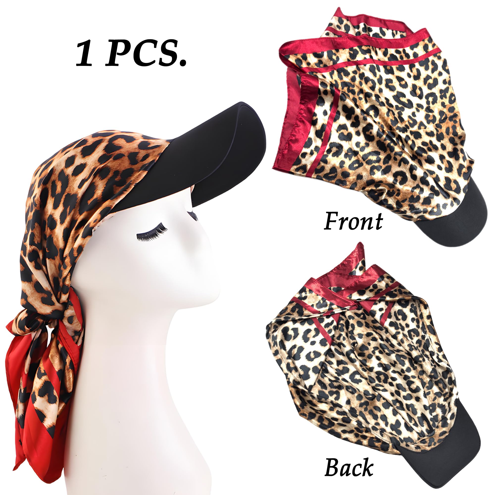CHENNAN Damska chusta na głowę, nakrycie głowy z daszkiem, osłona przeciwsłoneczna, czapka sportowa bandana, czapka z daszkiem i ochroną przed promieniowaniem UV, do ochrony przed słońcem i nakrycia