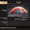 Hisense 305 cm (120 inches) Trichrom ALR Screen Series 4K Ultra HD Smart Laser TV 120L9HE (Black) gallery image