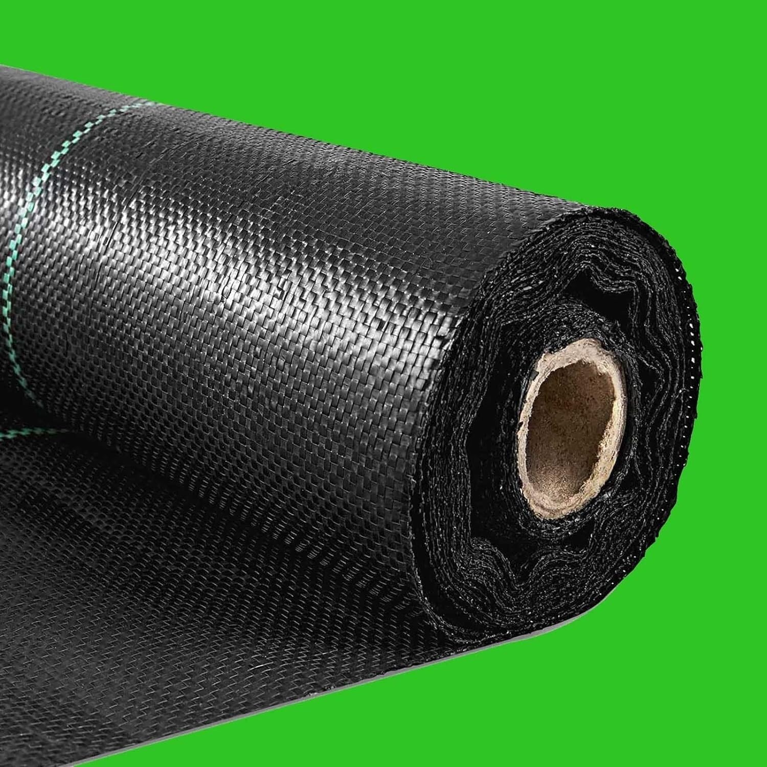 HHOZsafety Folded Ground Cover Membrane,Weed Membrane, Weed Barrier Fabric Weed Barrier Fabric,Geotextile,weed Suppressant Membrane Garden Weed Control Fabric(1.2x91m/4x300ft)