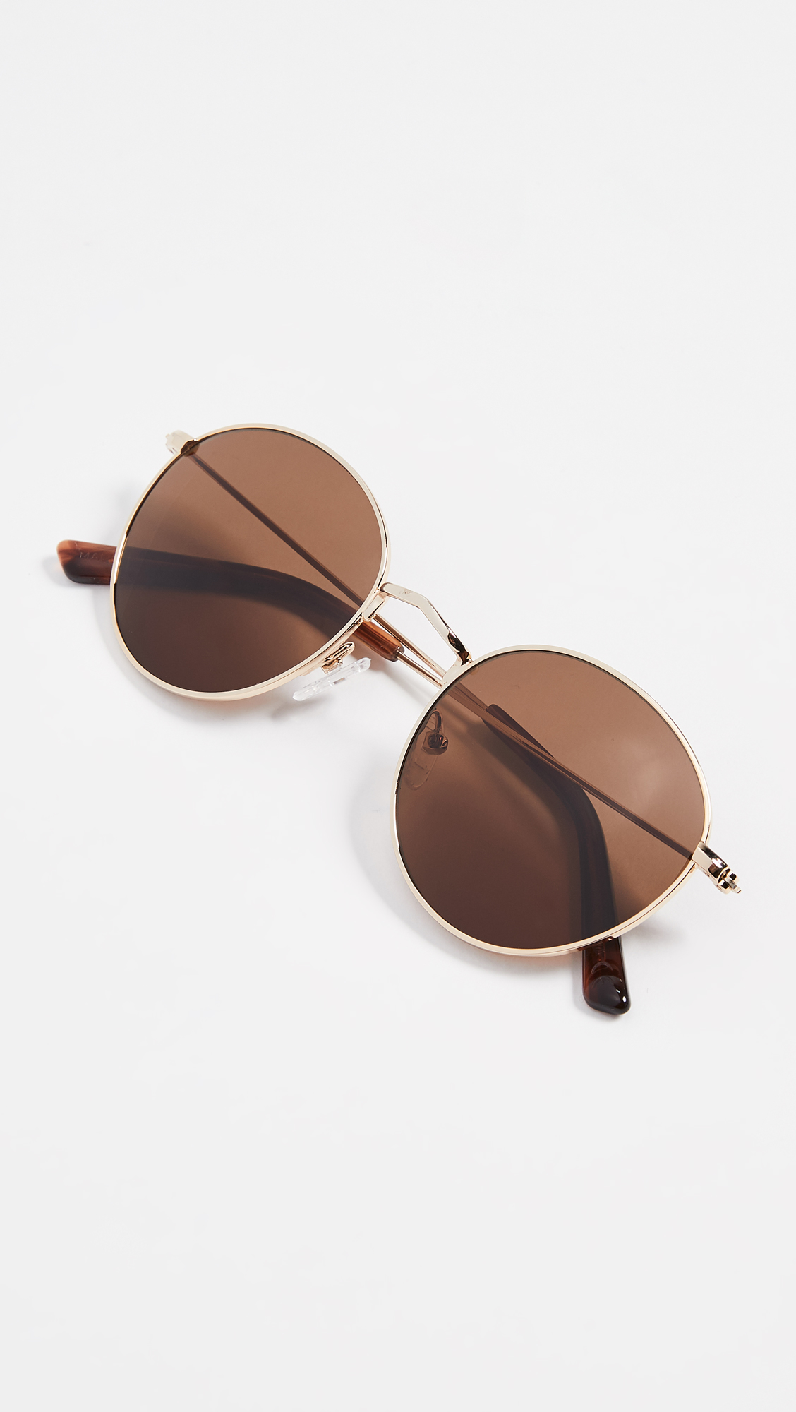 Madewell Fest Aviator Sunglasses Golden Brown One Size | B2B  display picture 1