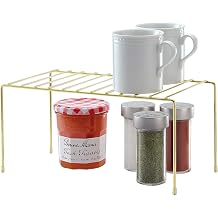 Better Houseware Small Storage Shelf-Brass Plated, standard