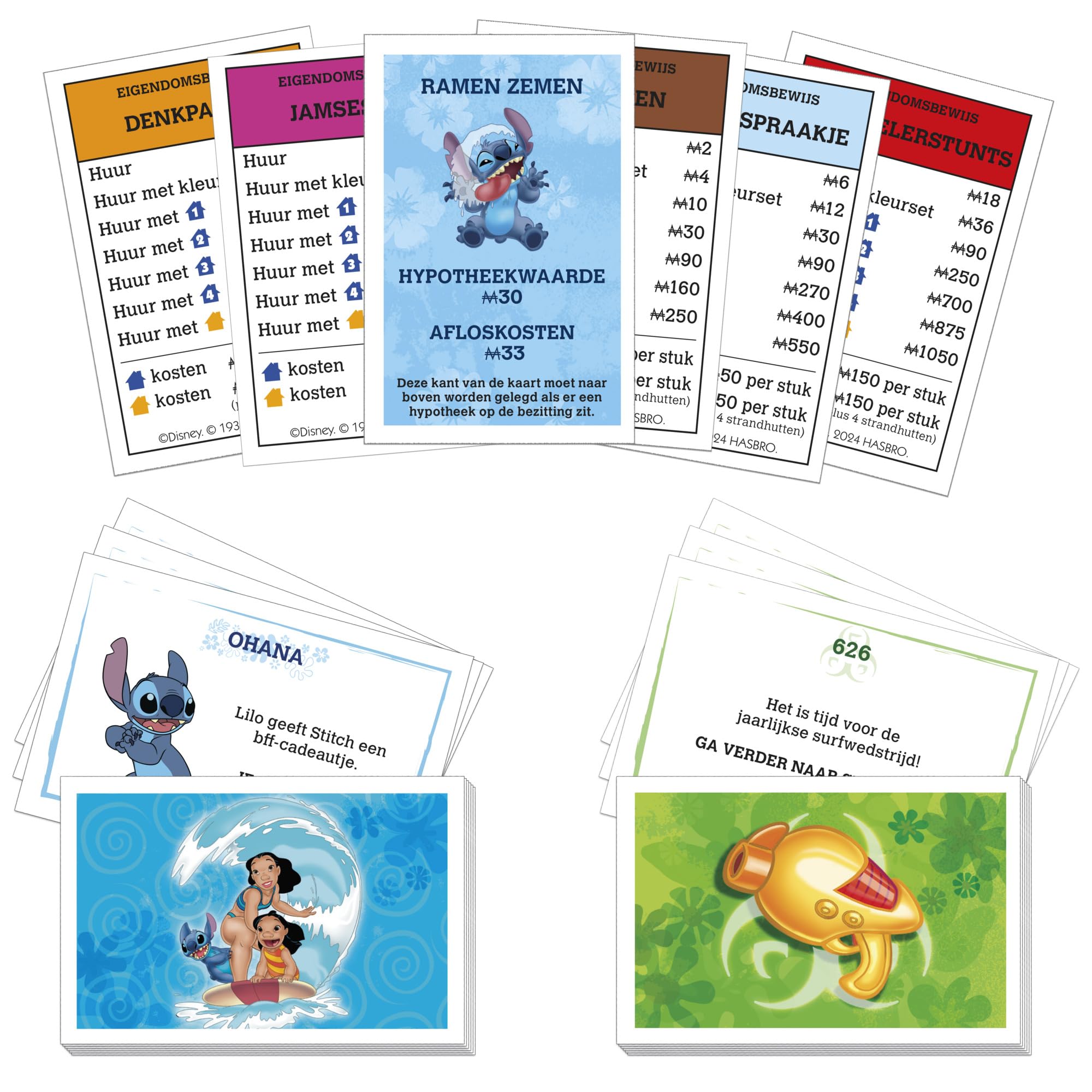 Disney Stitch gra planszowa Monopoly Edition - wersja holenderska