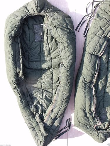 Miniatura 2 de Tennier Gilette - Saco de dormir (muy cálido), diseño militar militar militar de EE. UU. Subzero, para clima frío extremo, ECW Down OD Green
