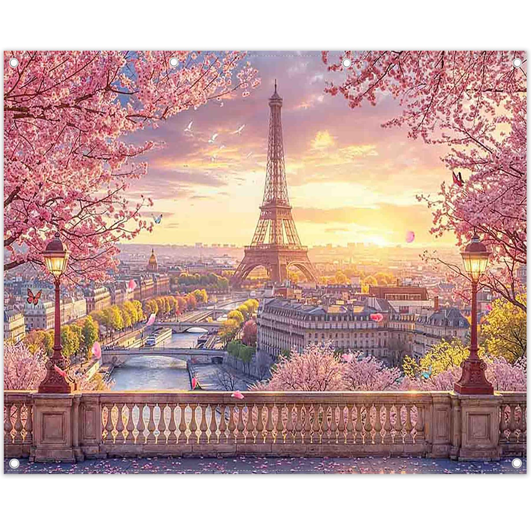 Photo 1 of Swepuck Eiffel Tower Paris Photography Backdrop