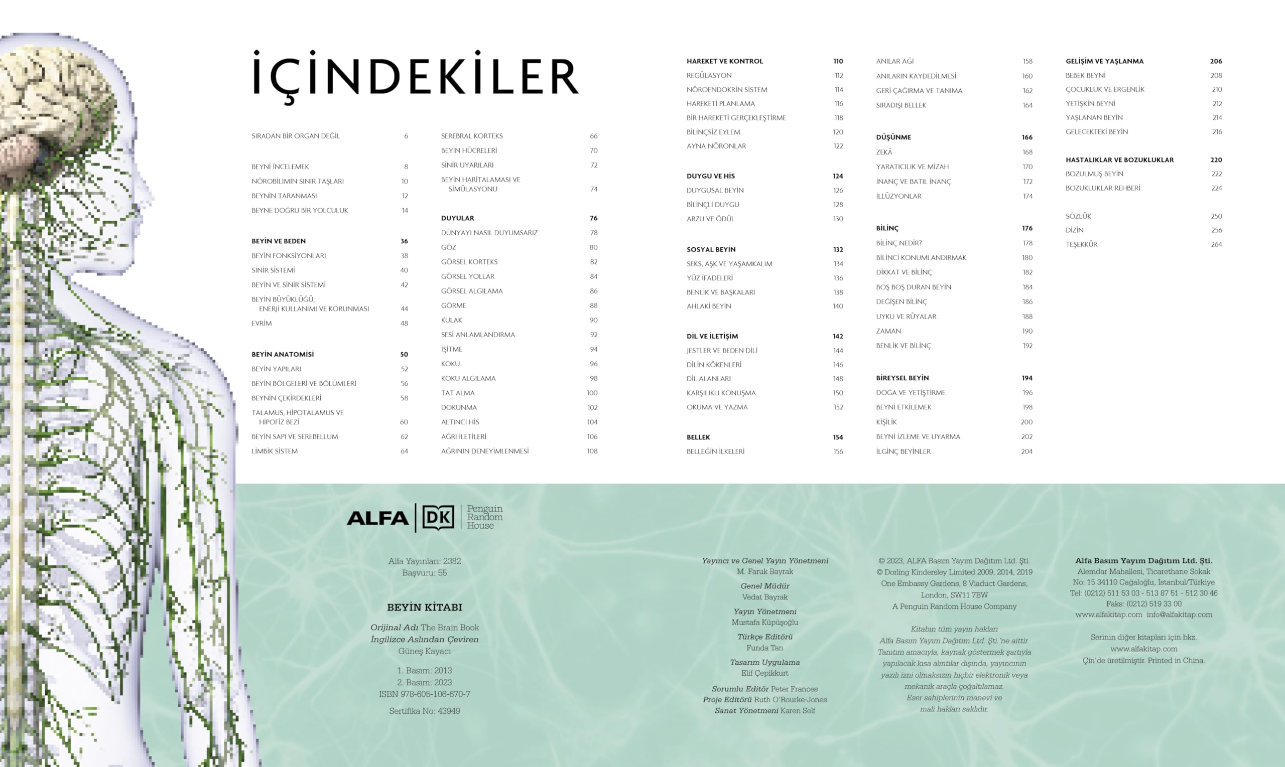 Beyin Kitabı (Ciltli) (Turkish Edition)