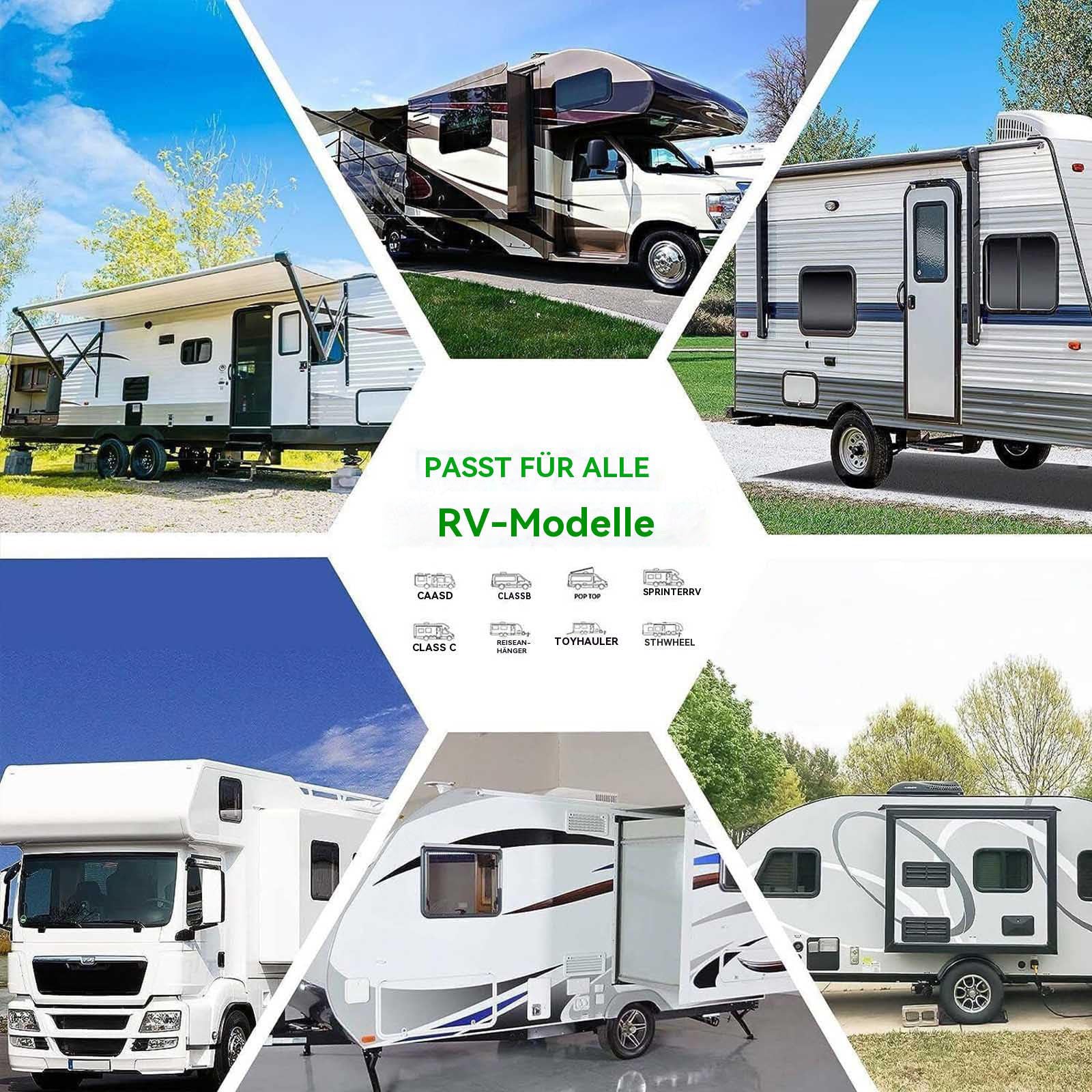 Extra breit 3,3 Meter Wohnmobil Abdeckplane 210D Oxford-Gewebe Deichselabdeckung Wohnwagen Geeignet für Jede Jahreszeit Und Jedes Klima （mit 2 x 10 m zusätzlichen Gurten）,Schwarz-12x3.3m