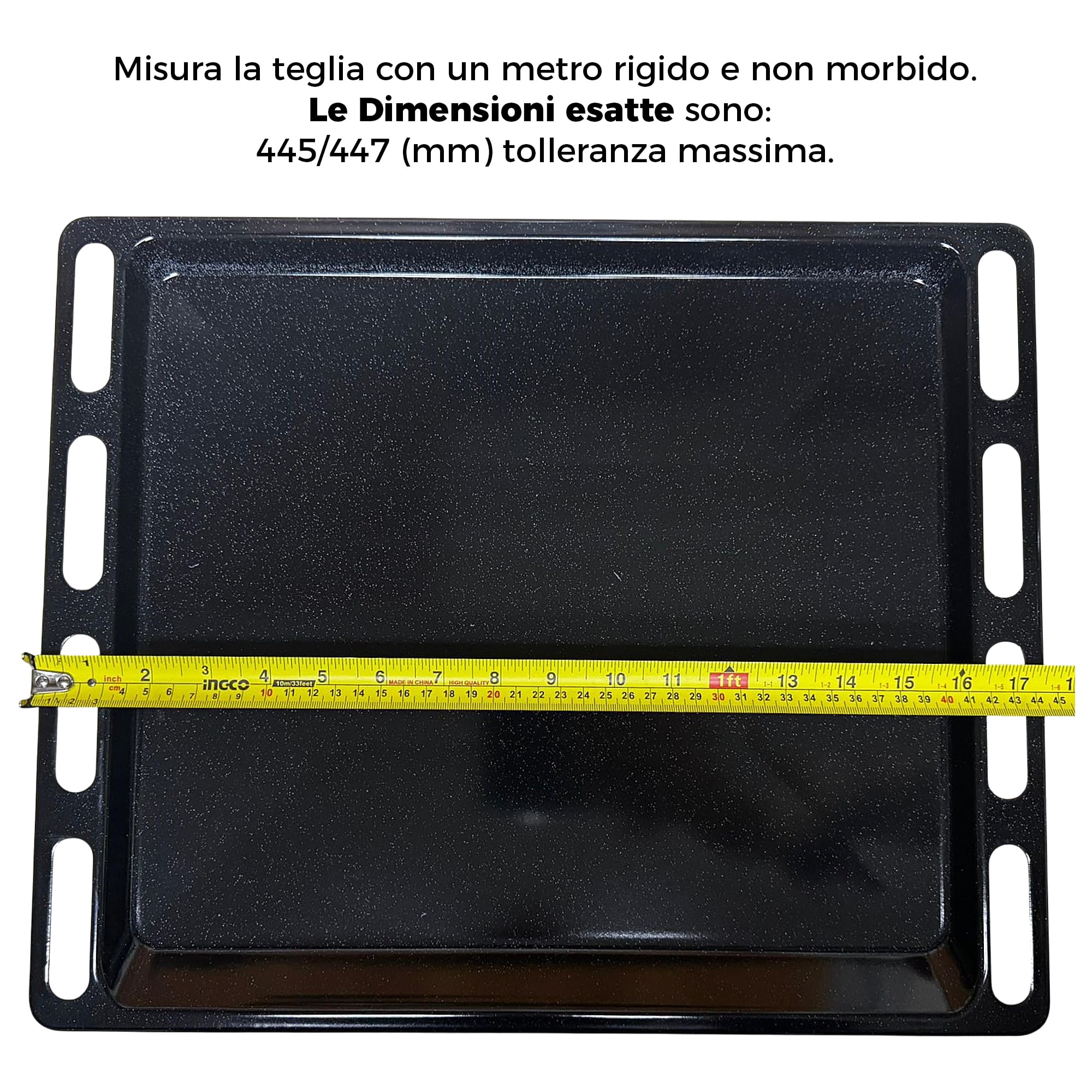 eRicambi® Kit lécarde + grille pour four, compatible avec Ariston Hotpoint Whirlpool, dimensions : 447 x 365 mm (mm) pièces d'origine, modèles compatibles ACMK6121 BS53X CP757GT