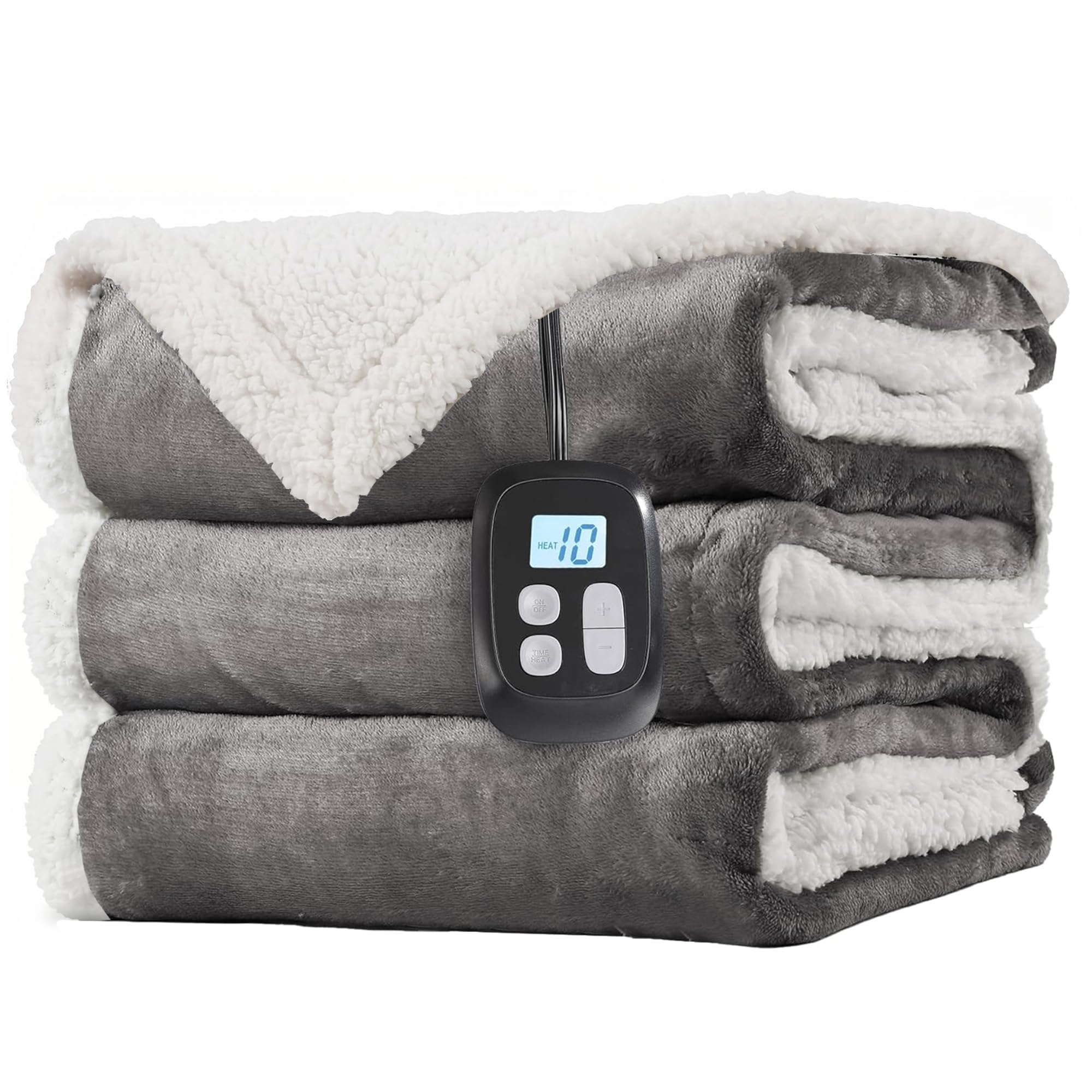 Amazon.com: LaffyLo Electric Heated Blanket Twin Size 62 x 84