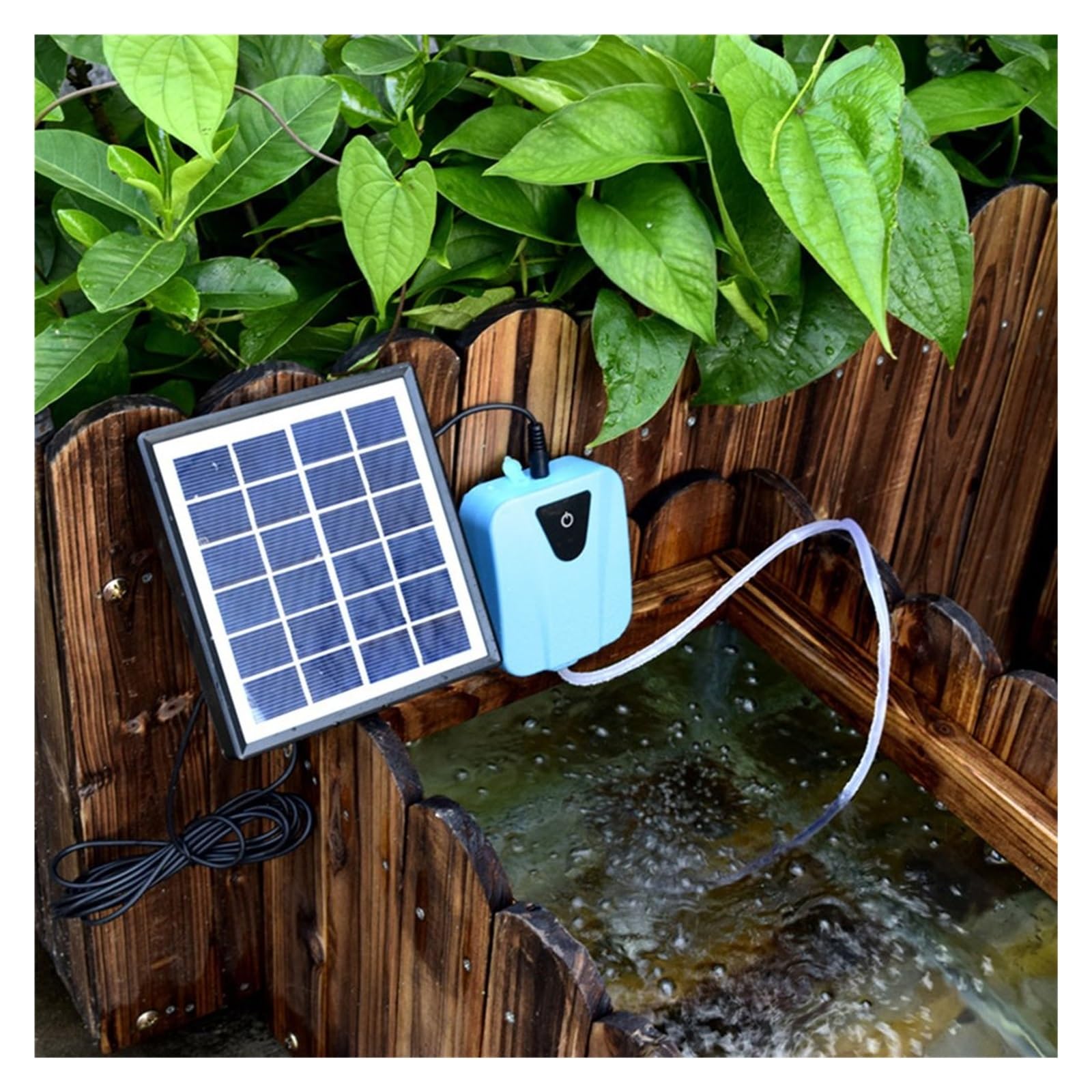 Bomba de aire de acuario ahorradora de energía de 5V/1A, oxigenador de energía Solar, bomba de oxígeno de agua, aireador de estanque, bomba de aire de acuario