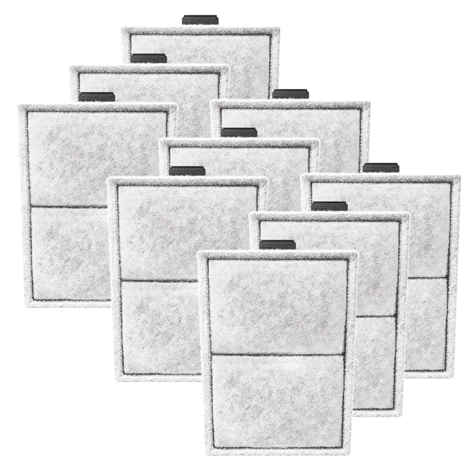 9 Pack PF-L Filter Cartridges Replacement Fish Tank Refill with Zeolite Compatible with PF20, PF30, PF40 and PF75 Power Filters