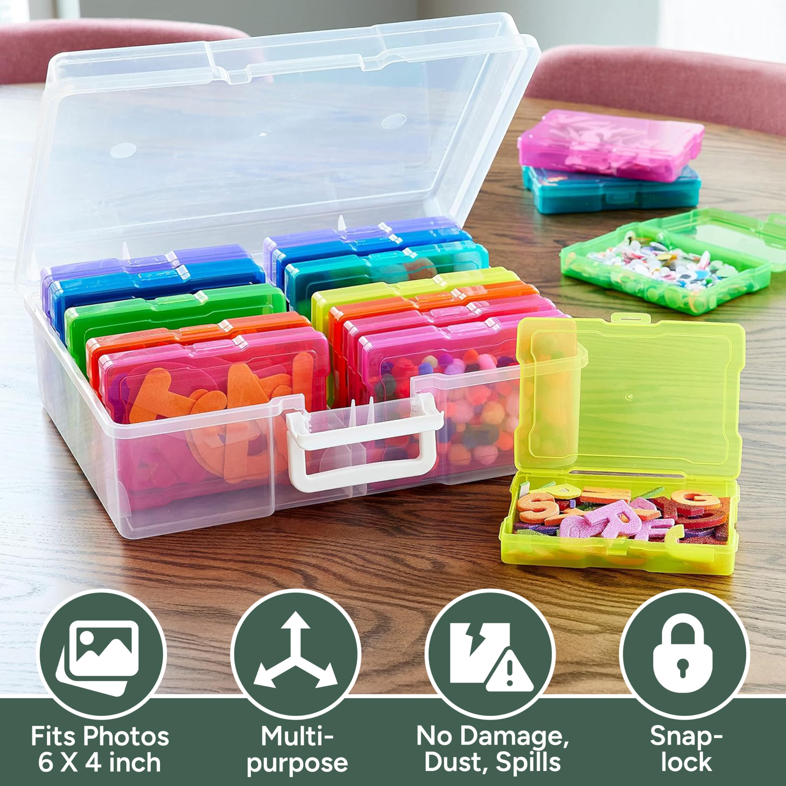 Organiseur étanche Loisirs Créatifs Boîte De Rangement Zuvo 16 Compartiments - Organisateur Étanche Pour Photos, Loisirs Créatifs & Bureau Boîte Rangement Organiseur étanche Loisirs Créatifs Boîte De Rangement Zuvo 16 Compartiments - Organisateur Étanche Pour Photos, Loisirs Créatifs & Bureau Boîte Rangement
