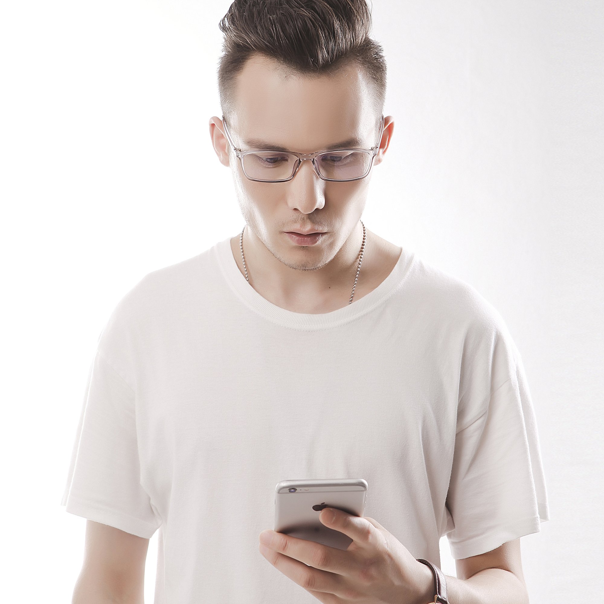 Computer-Lesebrille, blaues Licht, blockiert – Lesebrille, blendfrei, Belastung der Augen, leicht, für Damen und Herren