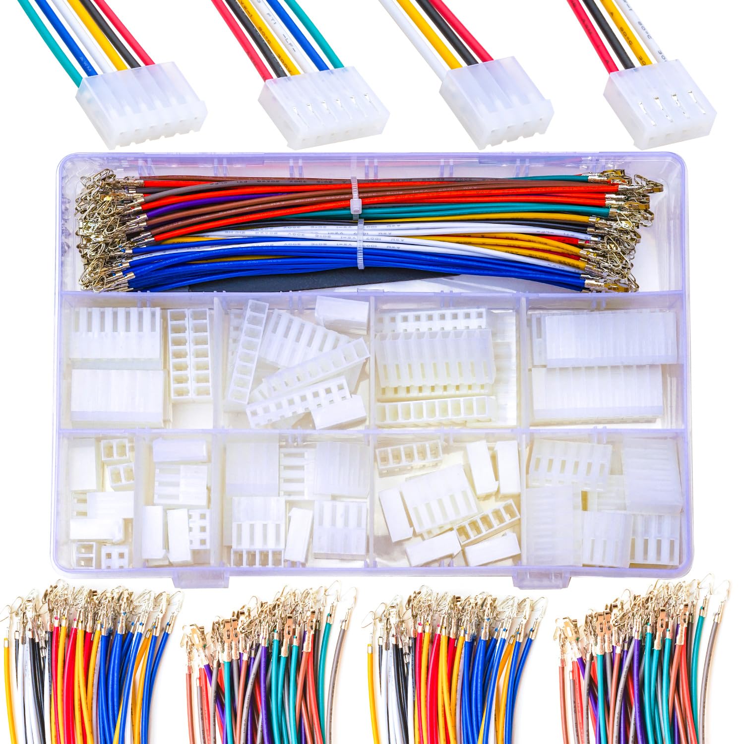 Amazon.com: Keszoox Molex 3.96mm Connector Cable Kit with 20AWG