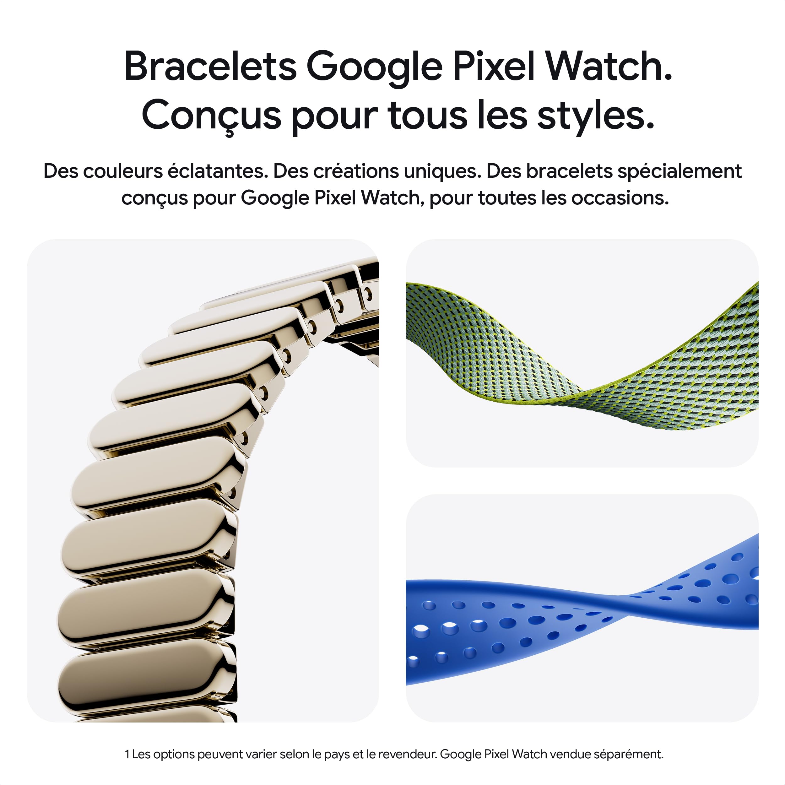 Google Pixel Watch 4 (41 mm) – Montre connectée Android, Suivi Complet des données de santé et de Remise en Forme – Boîtier en Aluminium Noir Mat – Bracelet Sport Noir Volcanique – Wi-FI