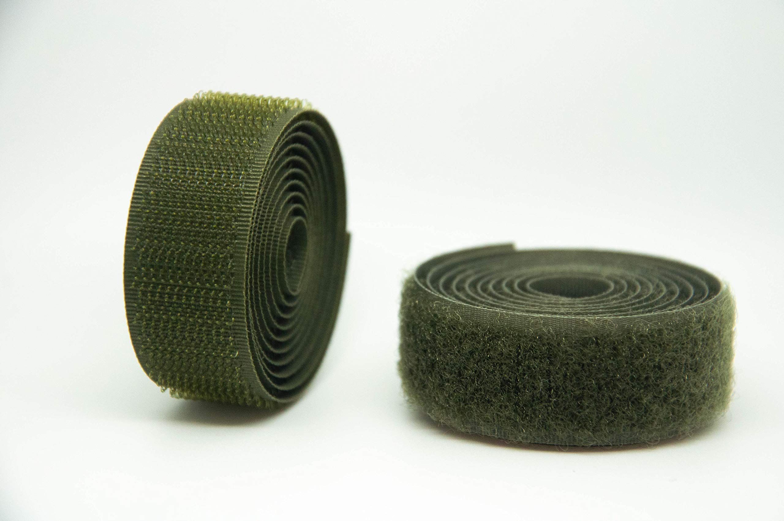 NATO/OTAN/NATO Green 16mm Sew-on Hook & Loop Tape Alfatex® Brand supplied by the Velcro Companies - Various Lengths (Length: 1m)