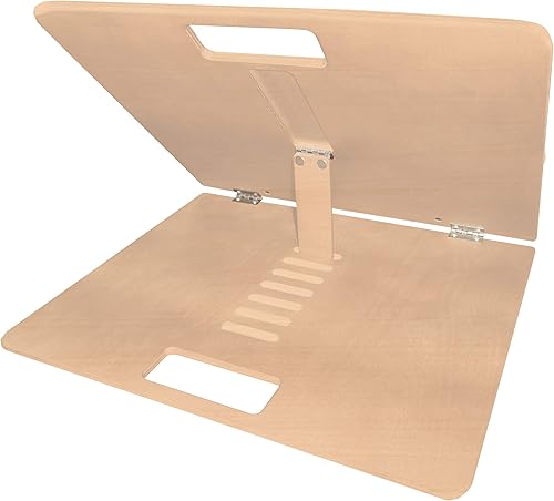 Miniatura 2 de Rehabilitation Advantage Mesa plegable de caballete de escritorio ajustable, 66.4 onzas