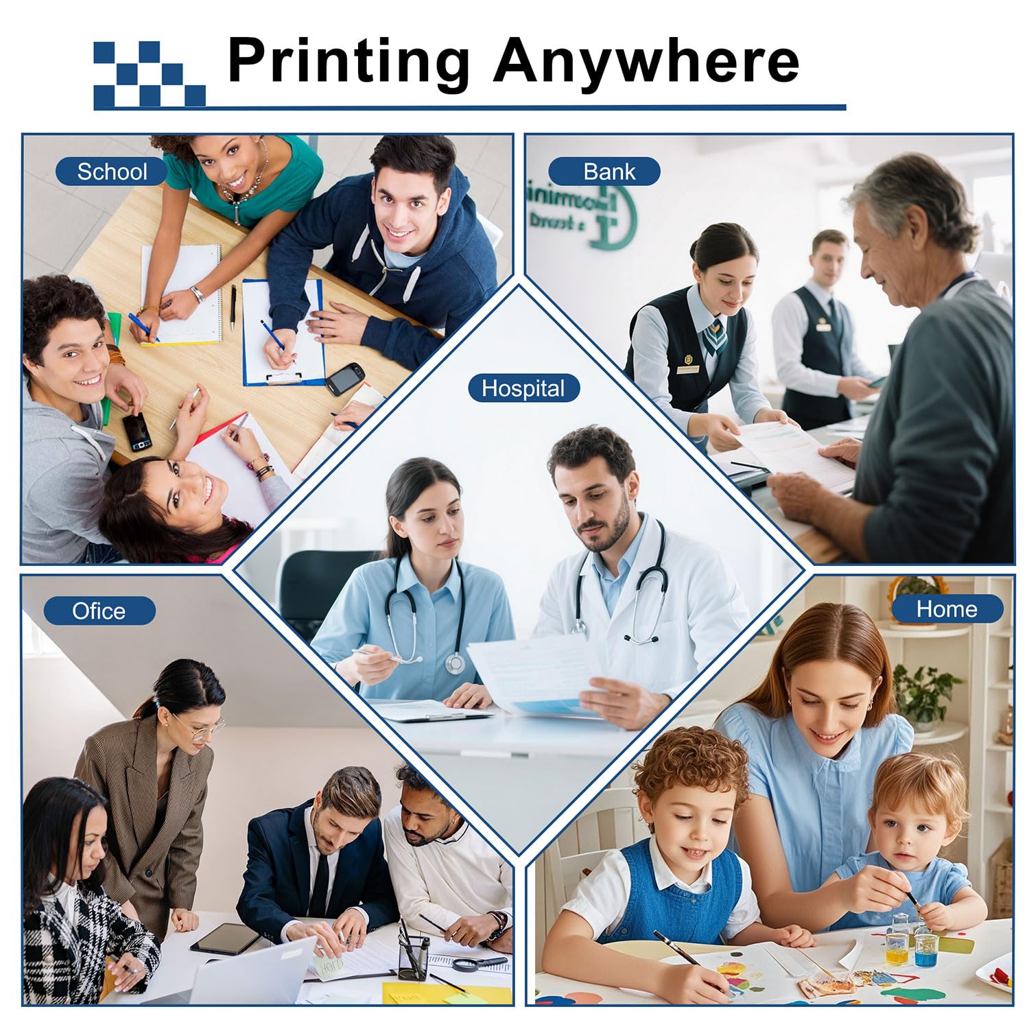 220X Cartouches de Toner (avec Puce) compatibles avec Les modèles 220X W2200X 220A W2200A, pour Color LaserJet Pro MFP 4302dw 4302fdw 4202dw 4202dn 4302fdn (Noir Cyan Jaune Magenta)