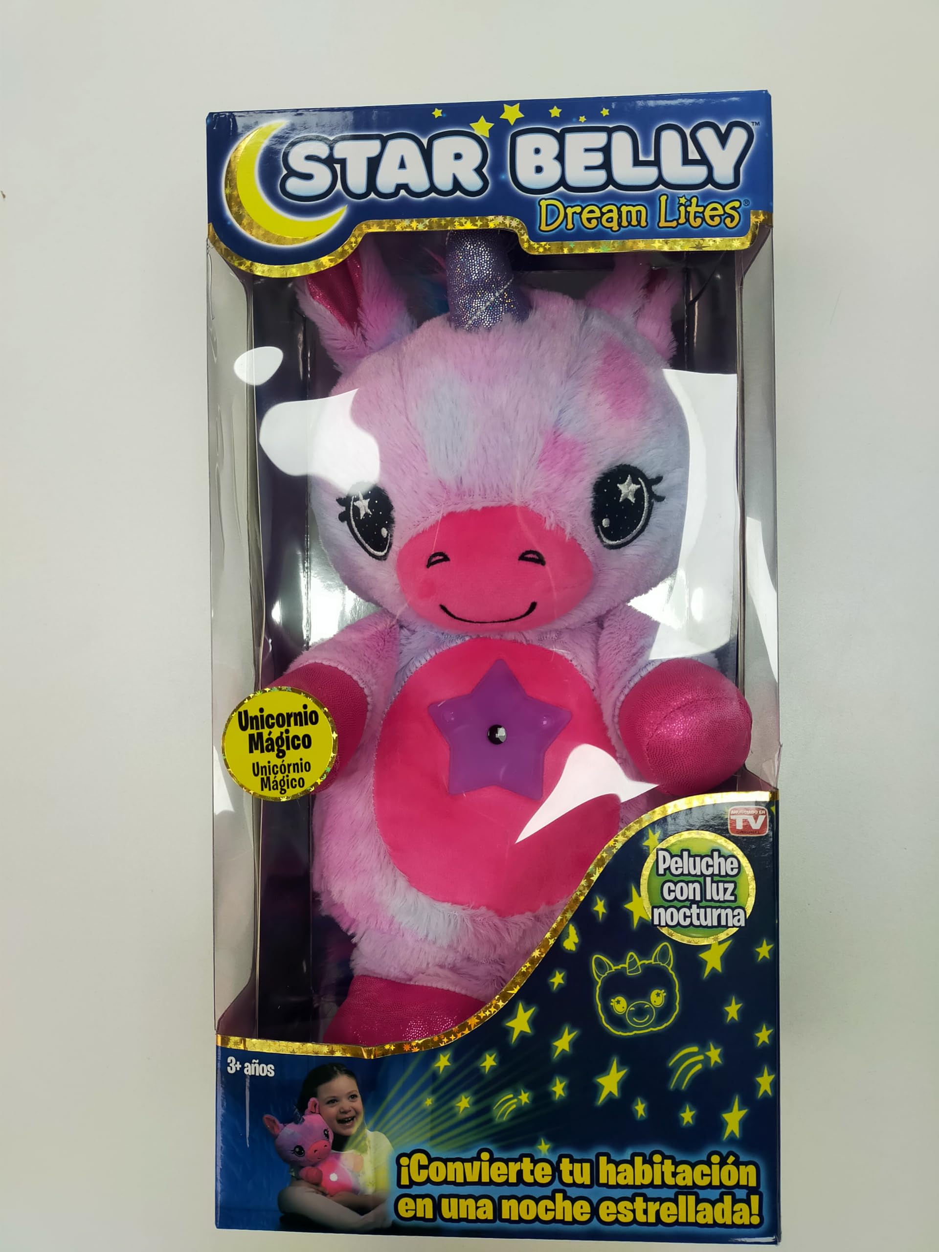 Peluche Con Luce Notturna E Proiezione Cielo Stellato - Morbido, Multicolore, Per Bambini - Foto 3
