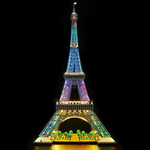 VONADO Kit de luz LED para juego de torre Eiffel Lego 10307 sin modelo kit de iluminación Buliding compatible con juguetes de construcción Lego disponible en Yaxa Costa Rica
