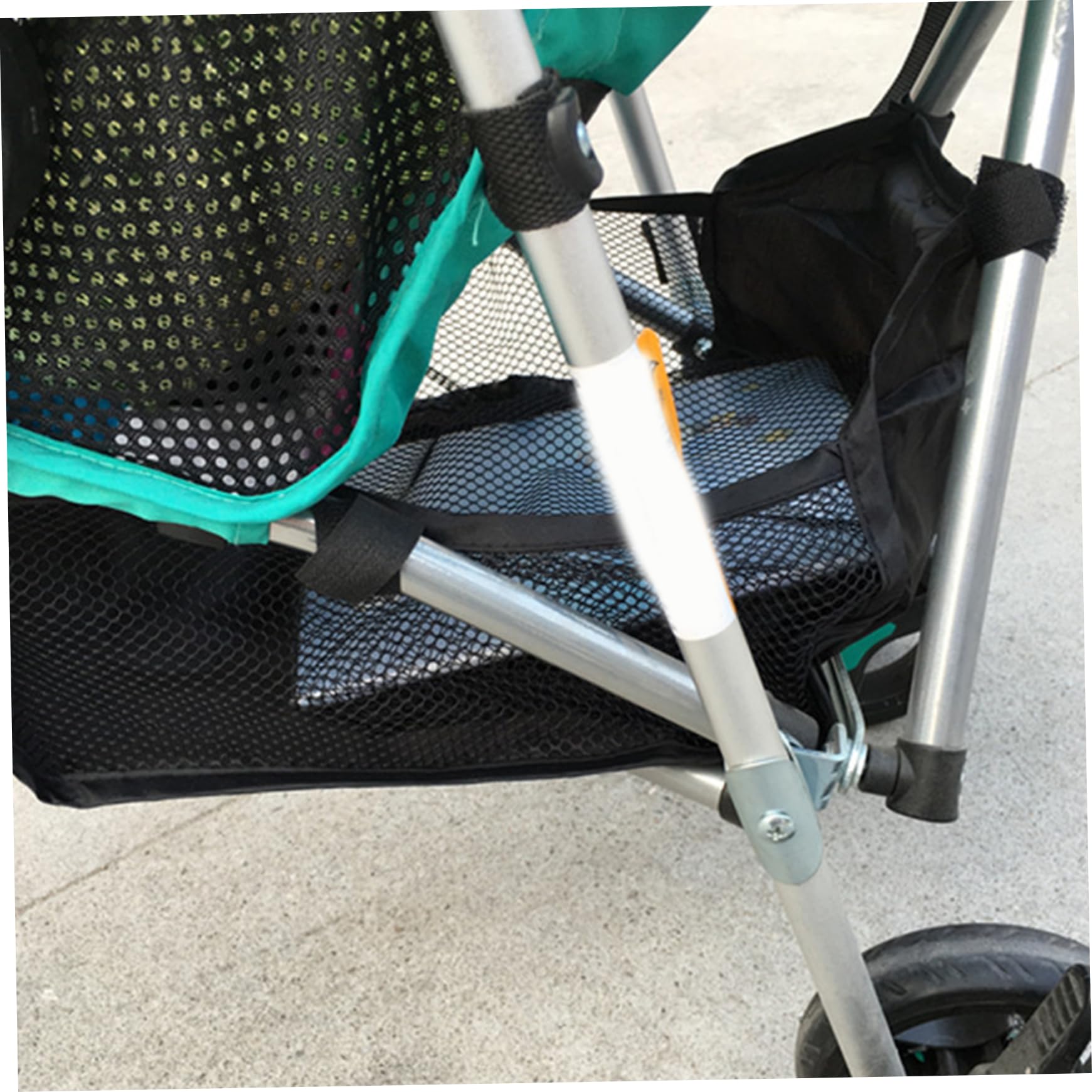 Organizer per passeggino cestino inferiore per passeggino in tessuto Oxford per trasportare pannolini giocattoli e snack accessori per passeggino