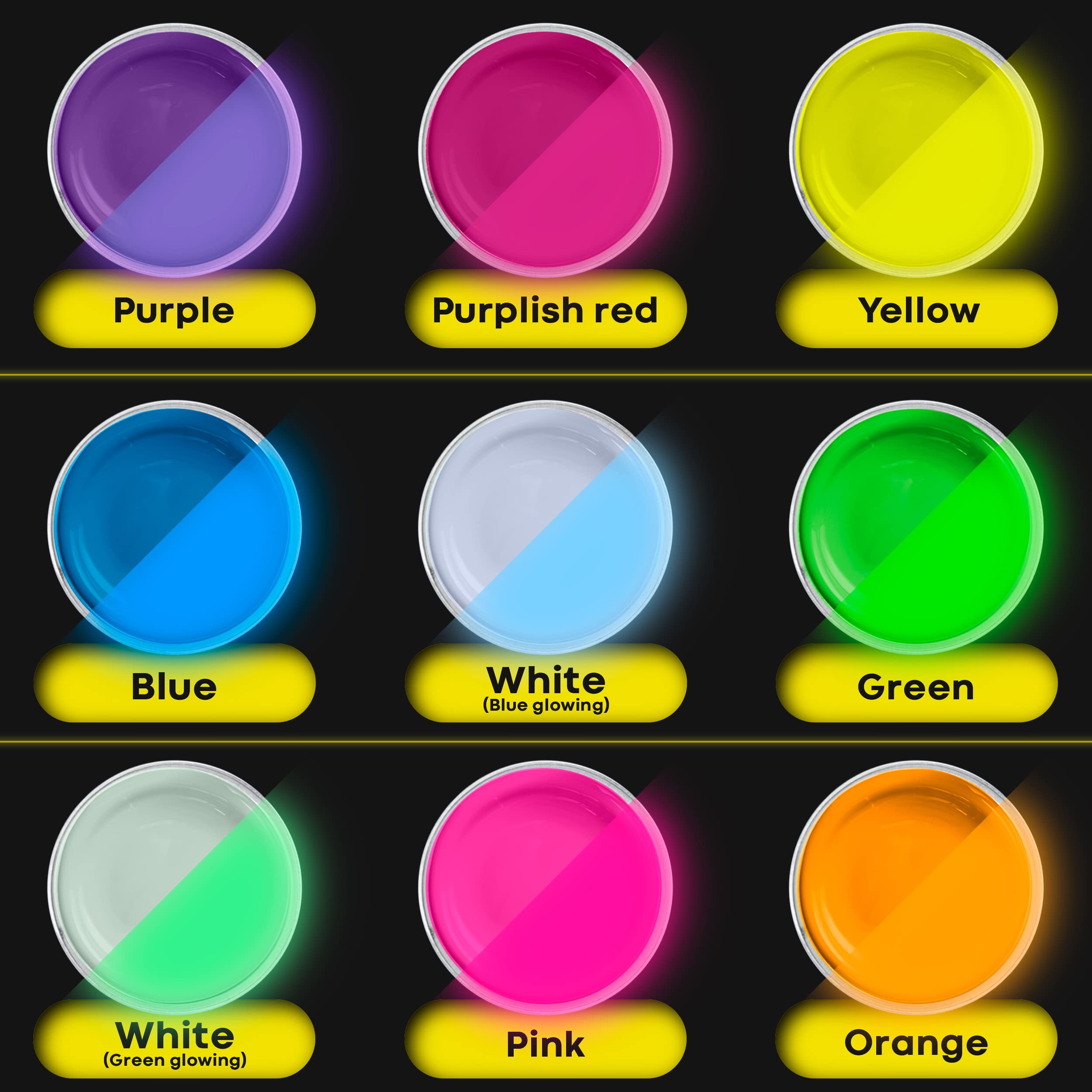 Blikable Ukrainian brand Glow in the Dark Acrylic Paint