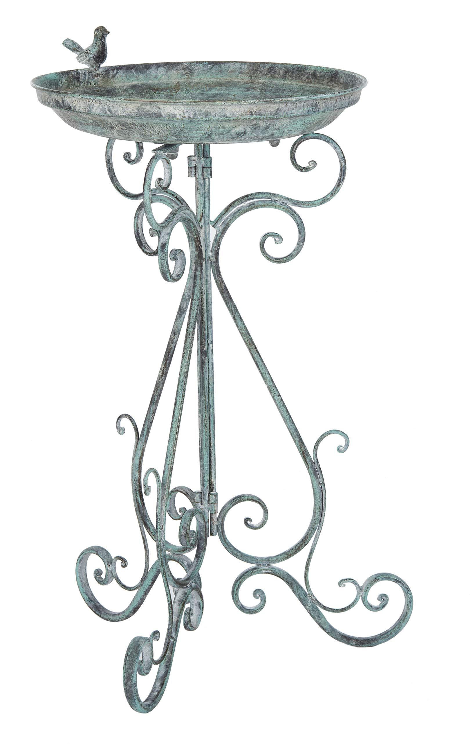 SAFAVIEH Ashlan Antique Iron Bird Bath