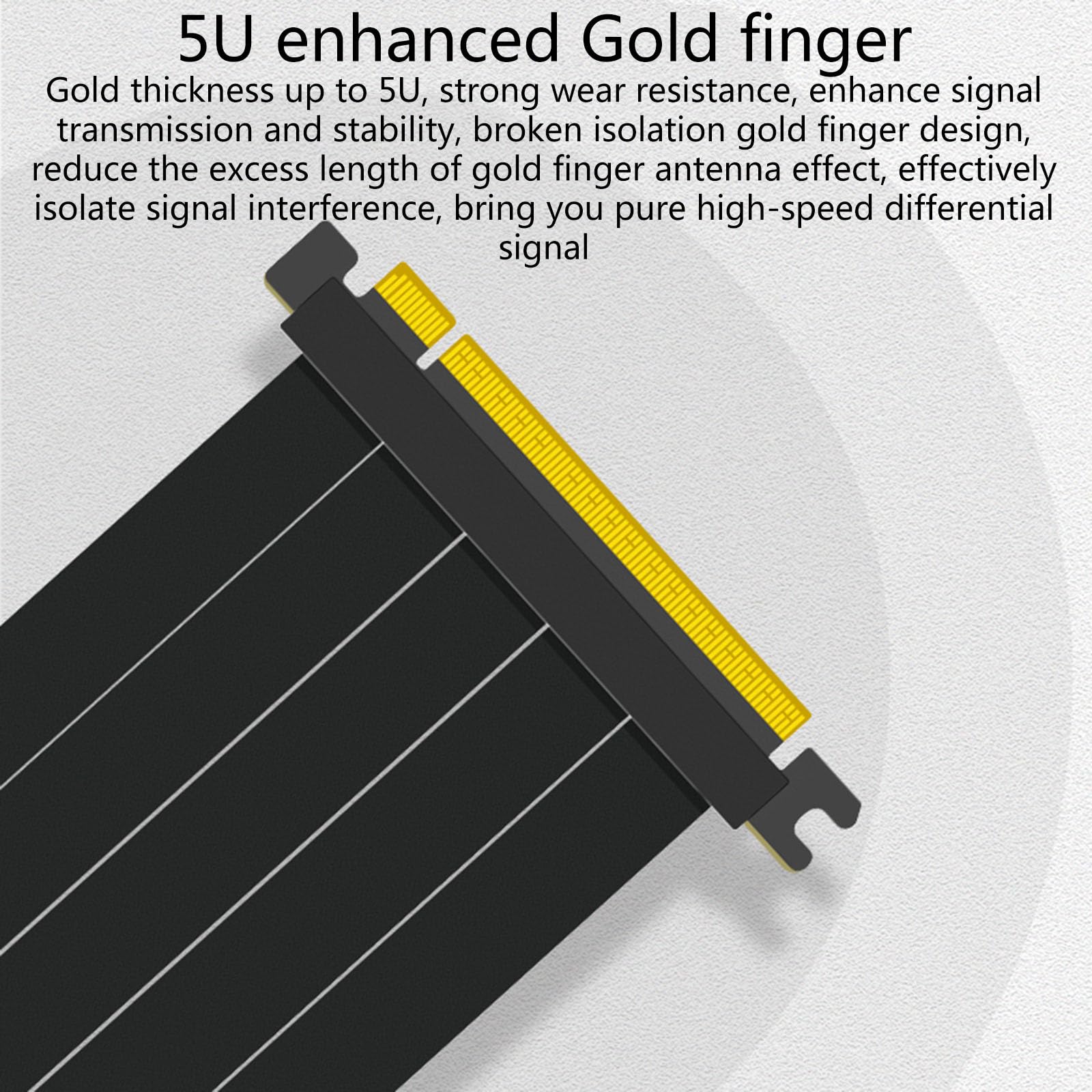 GRABLOOM Speed PCIE 16x Cable Graphics Card Extension Cable PCI Express GPU Expansion Card Shielded Extender Pcie X16 Cable