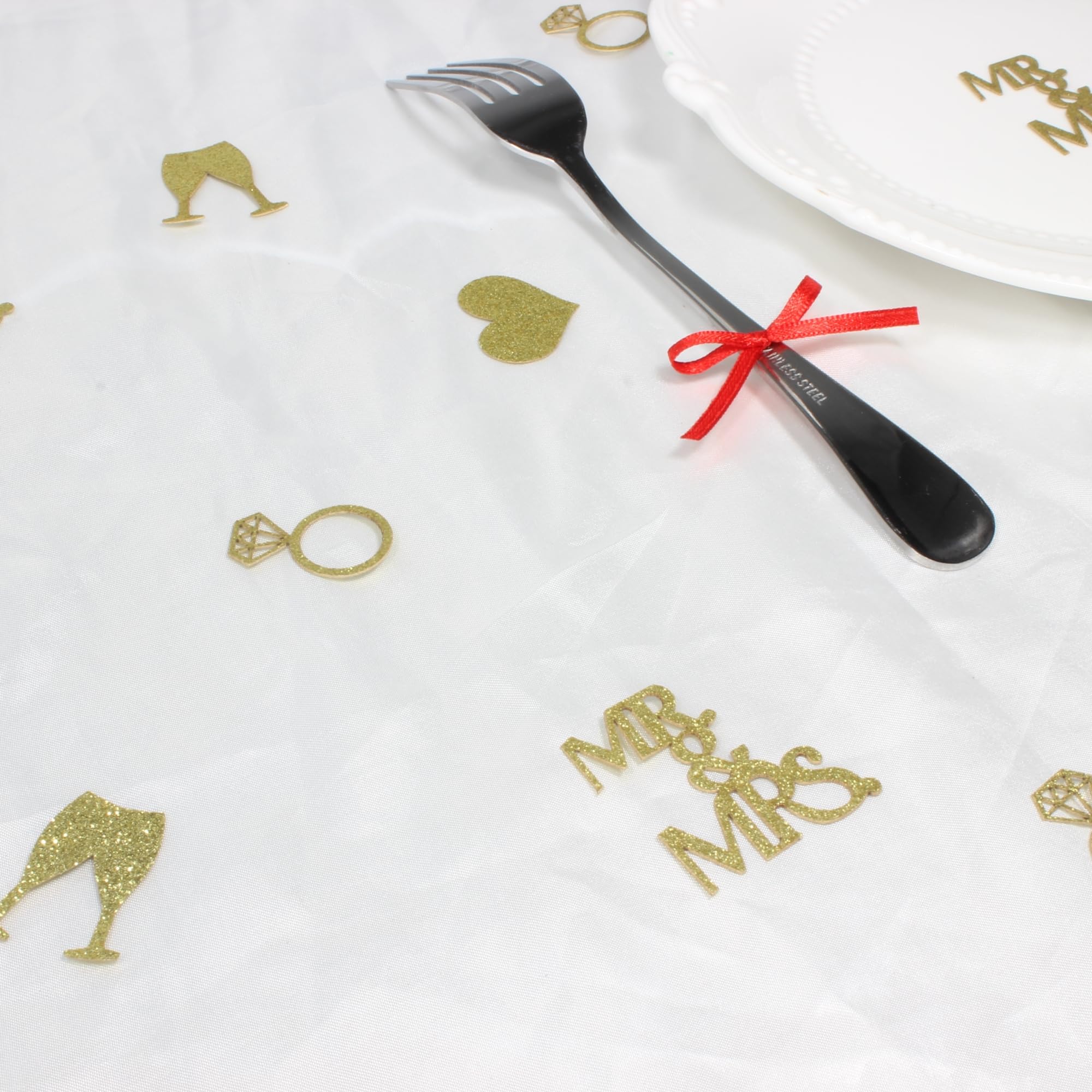 Hochzeitskonfetti Set – 160 Stück Glitzerndes I DO Konfetti Für Brautparty & Verlobung