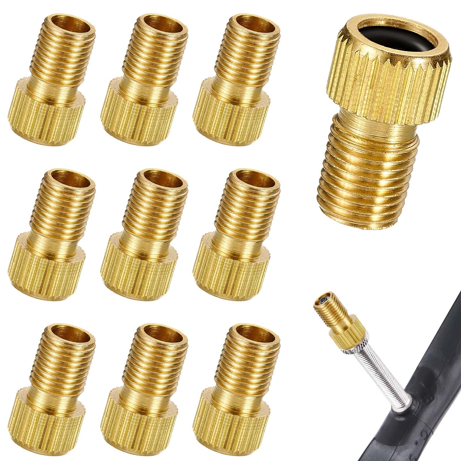 Sclaverand Presta Dunlop, adapter do wentyli rowerowych, 10 sztuk, adapter do wentyli francuskich wentyli rowerowych, adapter do wentyli DV i SV